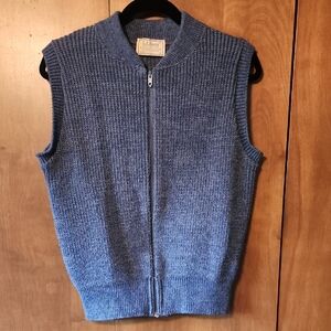 L.L. Bean Woman's Blue Sweater Vest